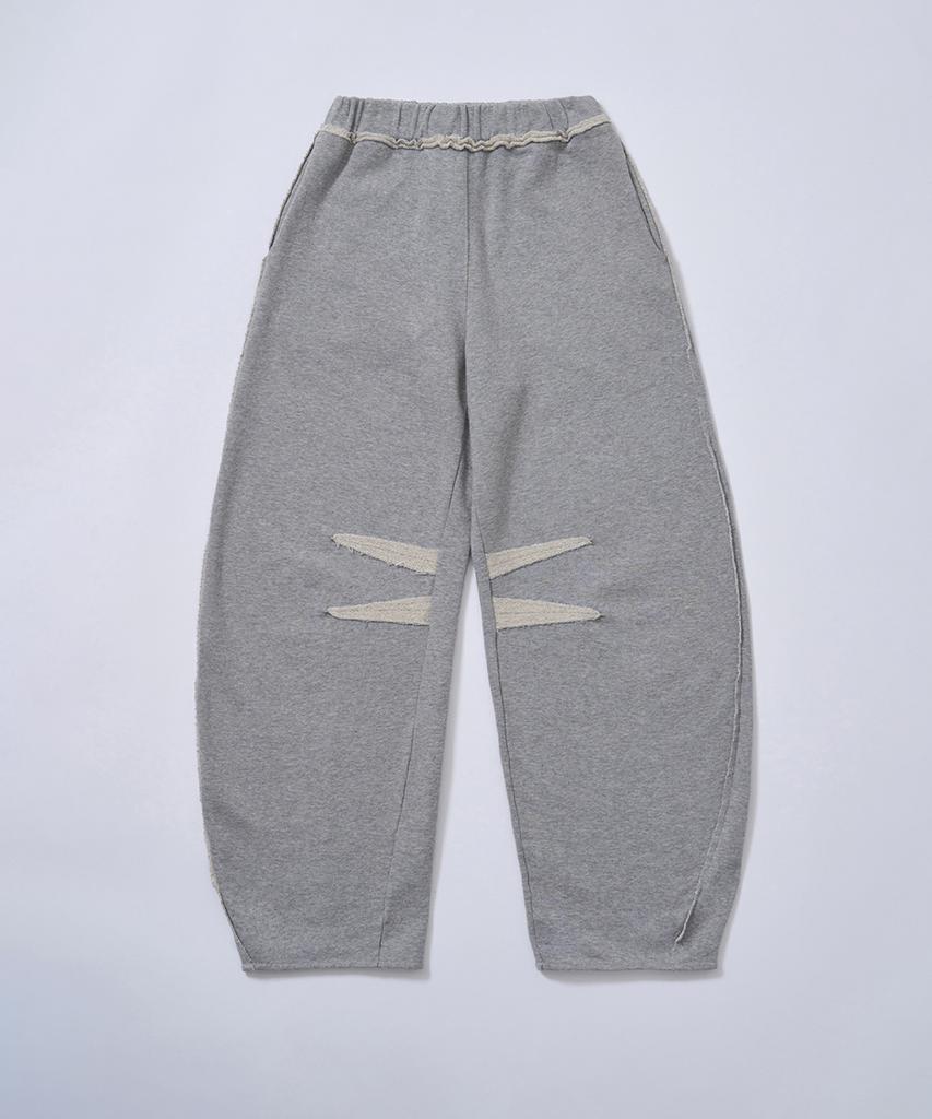 Jolliangbol Scratch Point Balloon Sweat Pants (Grey)