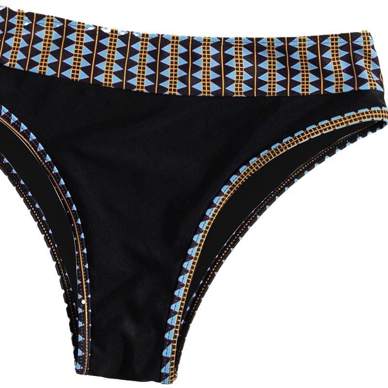 European & American Double Strap High Waist Bikini - 2025 Sexy Women's Swimwear