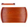 Rectangular Wooden Tray with Handle Food Serving Tray Storage Tray for Dinner Restaurant