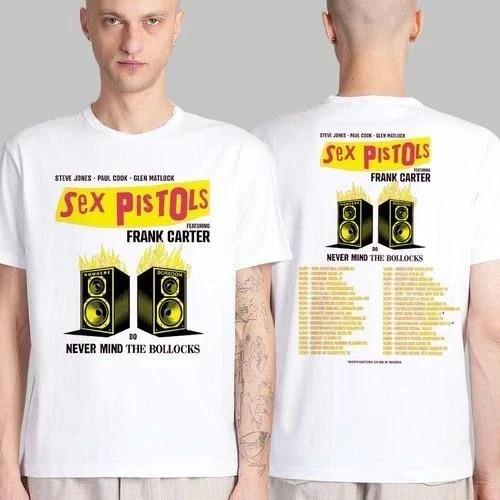Sex Pistols Featuring Frank Carter Do Never Mind The Bollocks 2025 Tour T-shirt Unisex T-Shirt XL