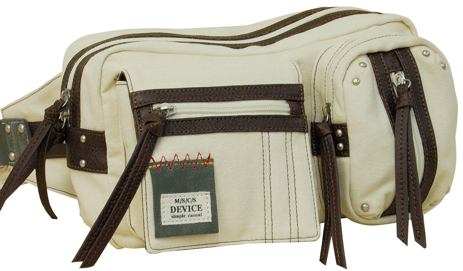 

DEVICE Men s Madison 2p Hip Bag, Natural, One Size