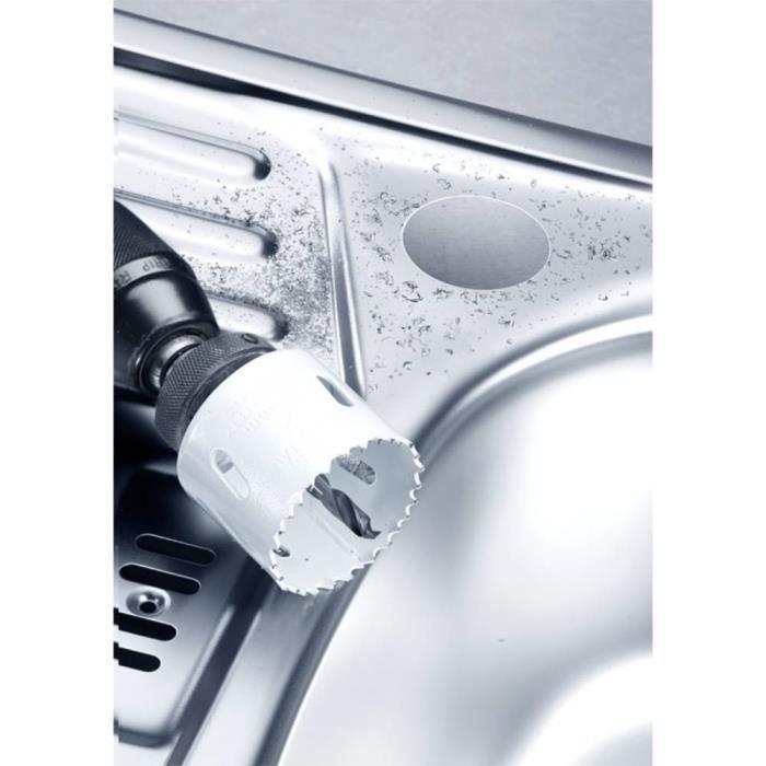 Jeu de scies-cloches - KWB - 598210 - 7 pièces - HSS CO bi-métal - Résistant et durable