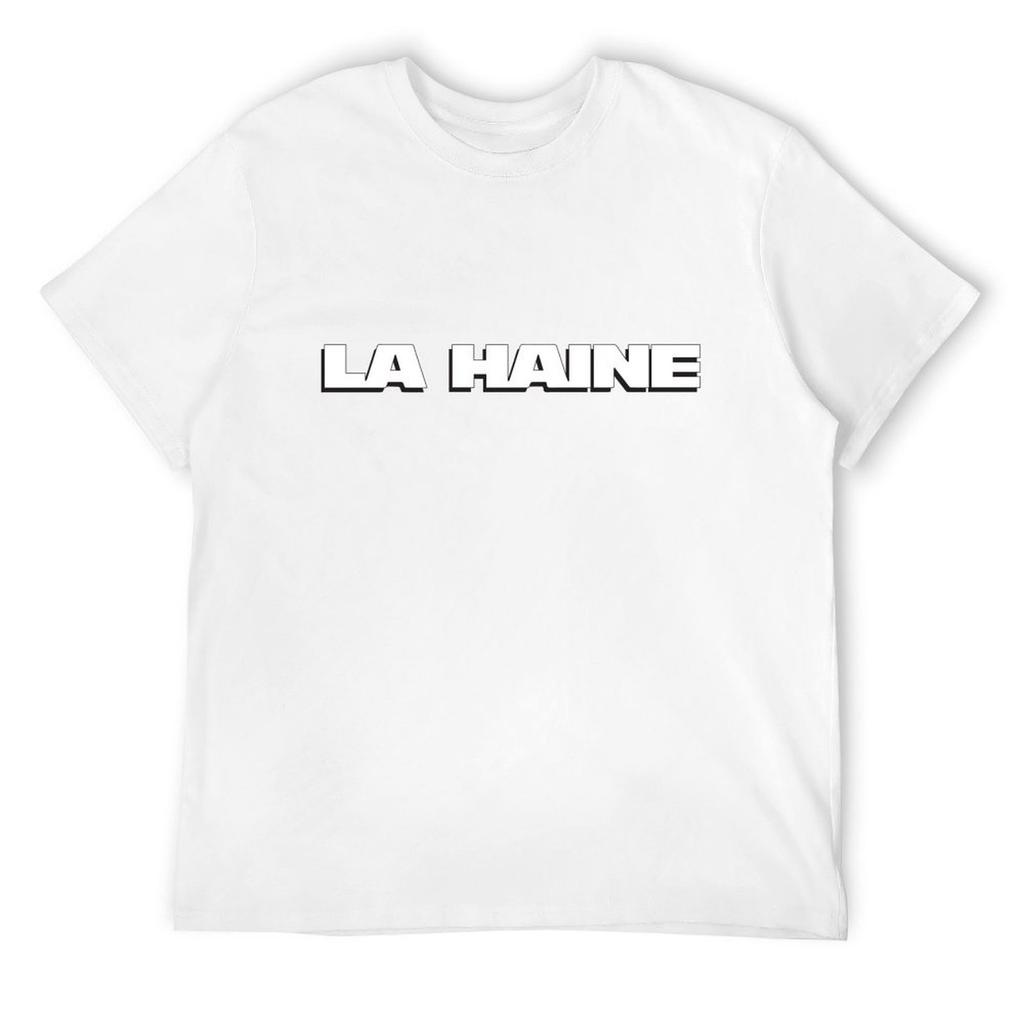La haine Film Logo T-Shirt Fußball T-Shirt Blanko Übergroßes T-Shirt Herren Grafik T-Shirts