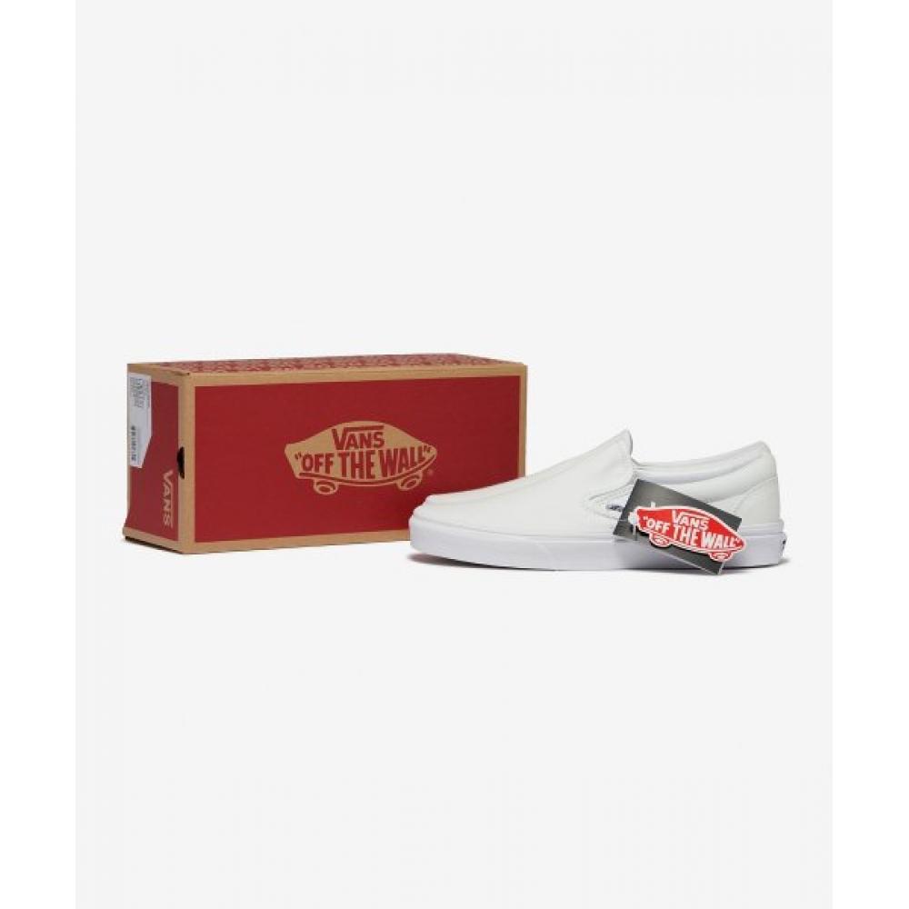 Vans Classic Slip On   White Vn000eyew001
