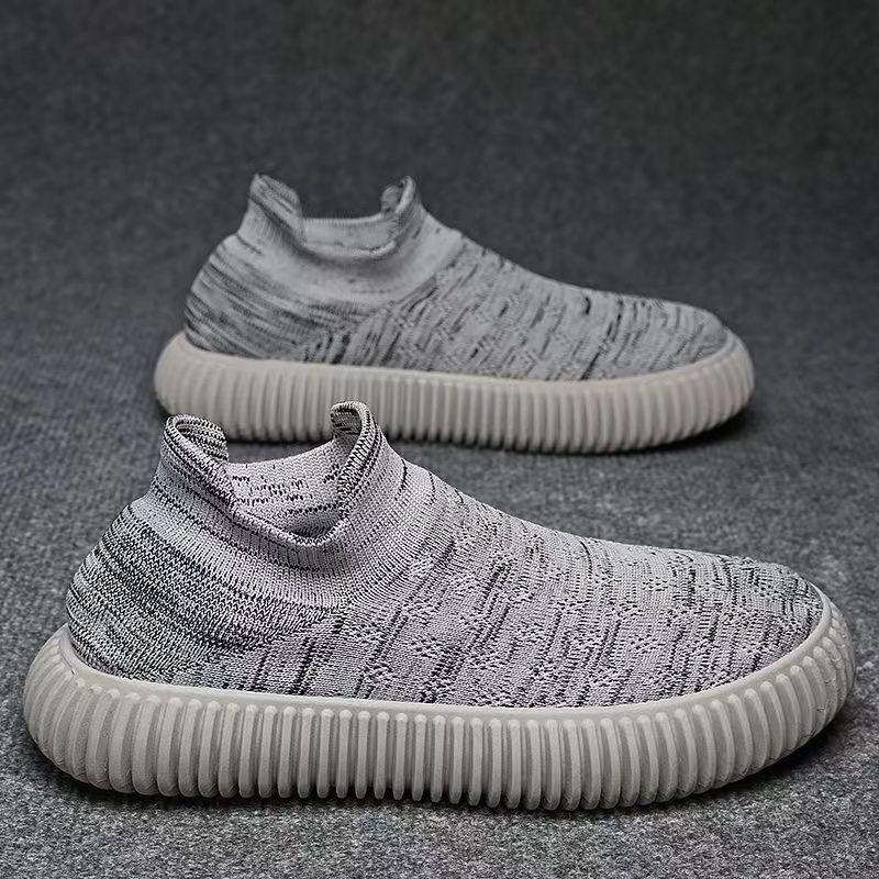 Breathable Black Slip-ons Tennis Spring Autumn Lightweight Sneakers Male Leisure Mesh Chunky Men's Vulcanize Shoes Common New In