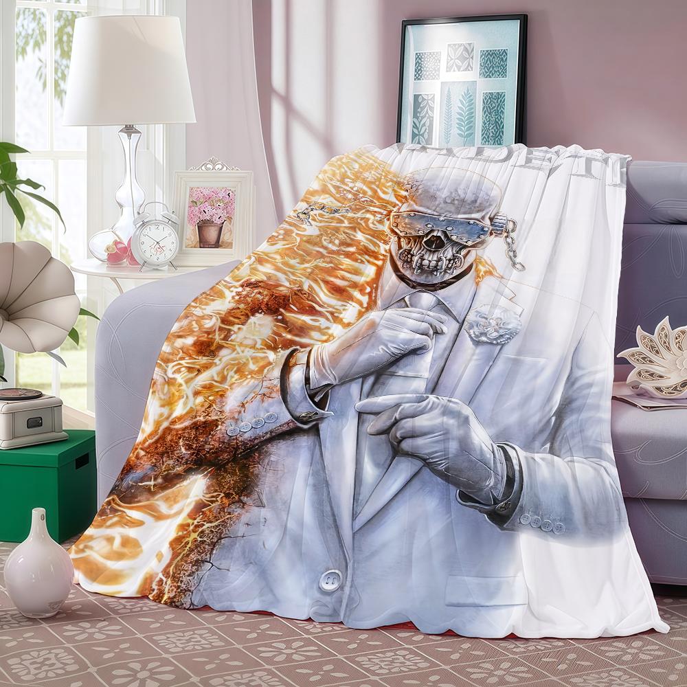 Band M Megadeth S Blanket Soft and Skin Friendly For Couch Bed Napping Bedspread All Seasons Comforter
