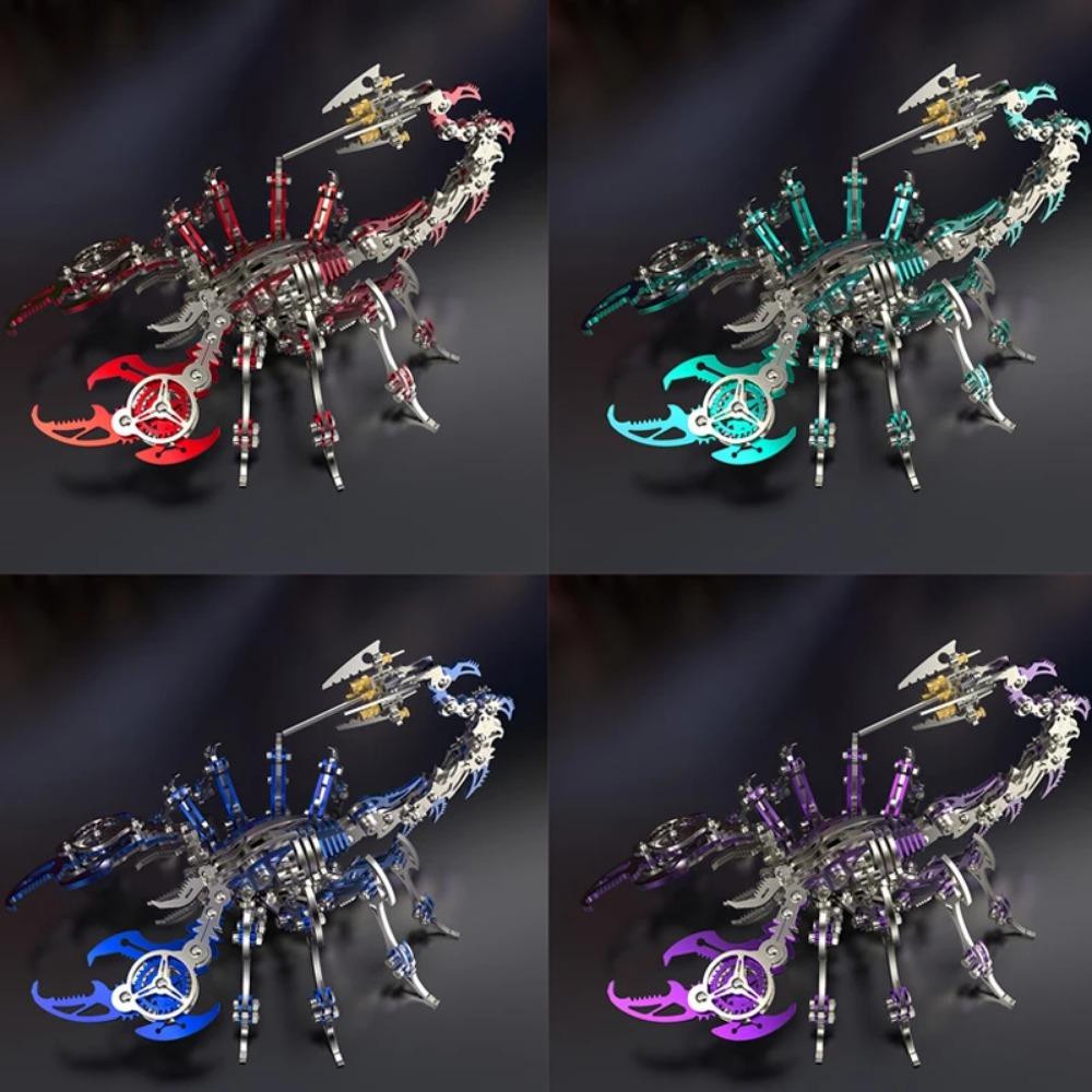 Nuevo Juguete Demonio Escorpión DIY Modelo de Montaje de Metal Rompecabezas 3D Estereoscópico Creativo Hecho a Mano Móvil Regalo de Cumpleaños Estilismo Hecho a Mano