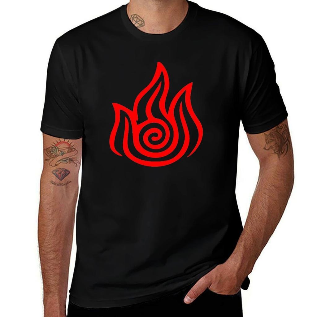 Firebending TShirt Basic Lightweight Short Sleeve Tee