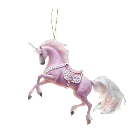 Horse Pendant 2D Acrylic Realistic Horse Decoration Christmas Ornament with Hanging Loop Equestrian Lovers Holiday Decor