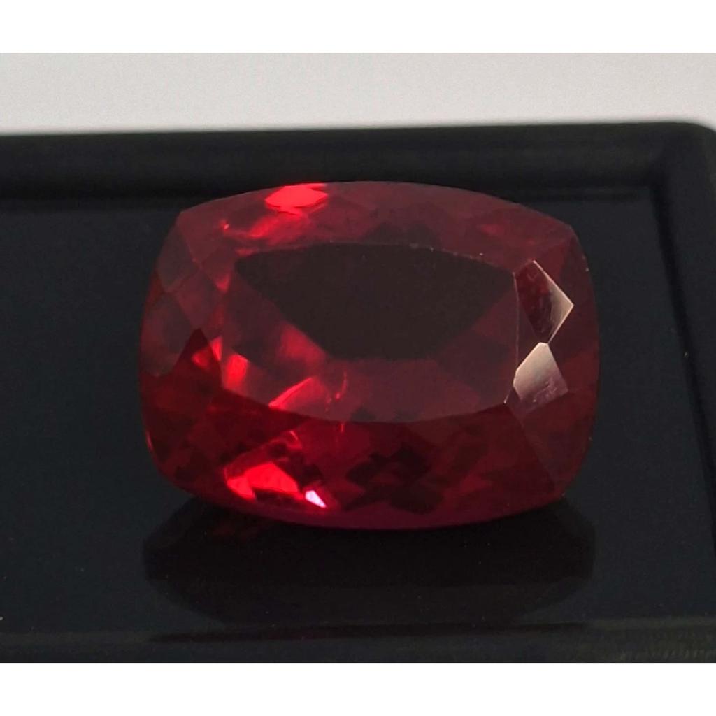 Natural Red Ruby Mozambique 10-12 Ct Cushion Cut Certified Stunning Gemstone
