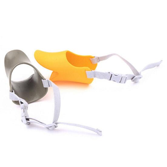 Dog Muzzle Humanized Design Stop Barking Duckbilled Shape Adjustable Dogs Anti-bite Mouth Cover
