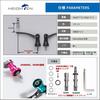 HEIGHTEN Variable Reel Handle for Daiwa and Shimano Universal Spinning Reels Arch Series Increased Type 55-60mm (No Knob) (DAIWA) (SHIMANO) (Strength
