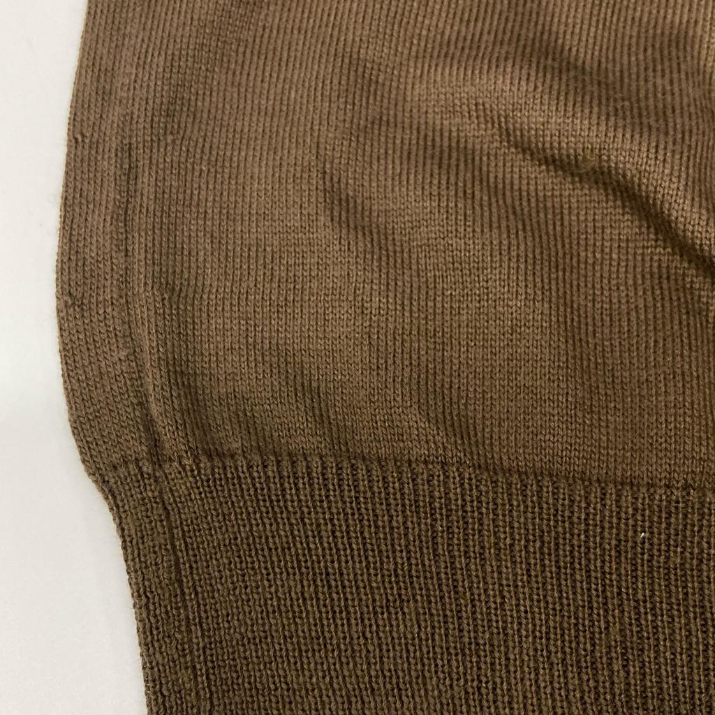 TOMORROWLAND [Excellent Condition] 61-02-12-02002 SESIA Silk Cotton Knit Polo Shirt/ tops M BrownUsed