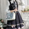 Chic Soft Womens Crossbody Bag Trendy Japanese Jk Style Minimalistic Fashionable Tote