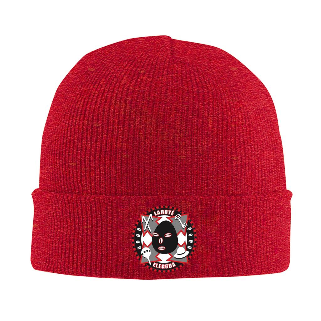 Eleggua the guardian Warm Knitted Cap Winter Knit Bonnet Hat Skullies Beanies Hip Hop Caps for Unisex