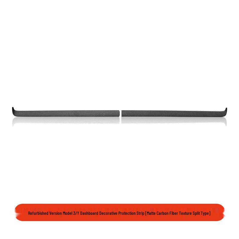 Tesla Model 3/Y Dashboard Decorative Protection Strip Panel Stickers
