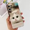 For Oppo Reno7 4G Case CPH2363 Cute Cat Dinosaur Flower Soft  Clear silicone Protector Back Cover For Oppo Reno 7 Phone Capa