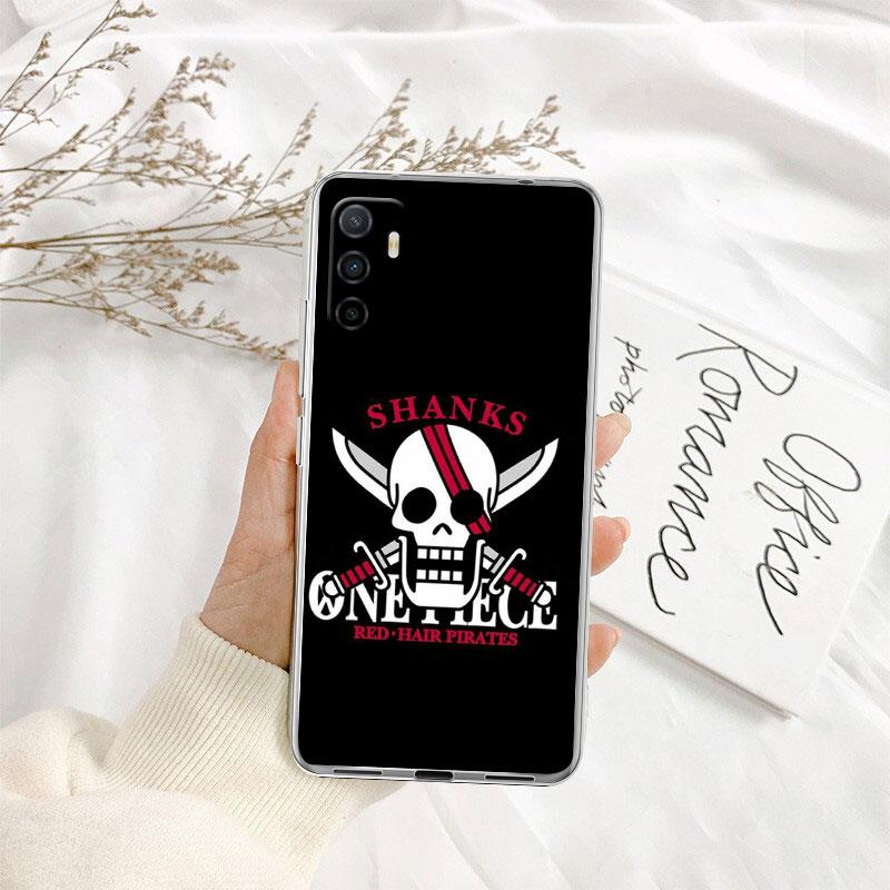 TR32 One Piece Shanks Transparent Phone Case for Motorola Moto G7 G8 G9 G84 G85 G73 G24 G15 Z2 Play Power Plus