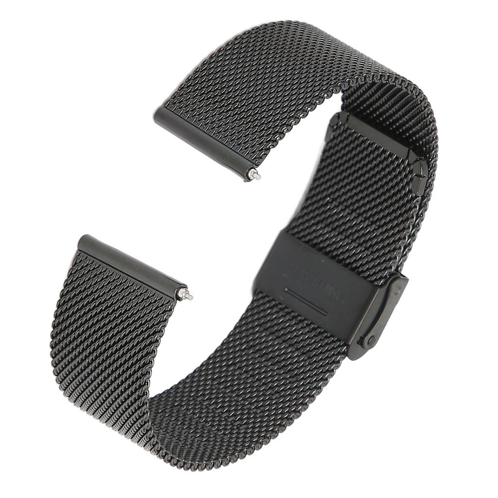 22mm Stainless Steel Watch Bands Mesh Woven Watch Straps Quick Release Watch Wristband with Universal Buckle for