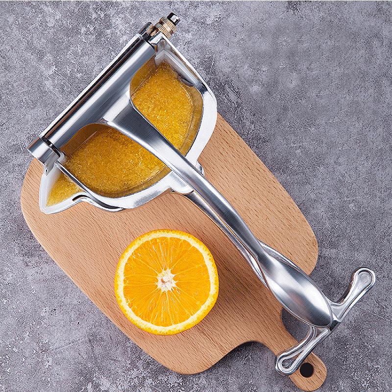 Manual Metal Fruit Vegetable Juicer Squeezer Eco-Friendly Dishwasher Safe Kitchen Accessory Orange Lemon Portable Aluminum Alloy