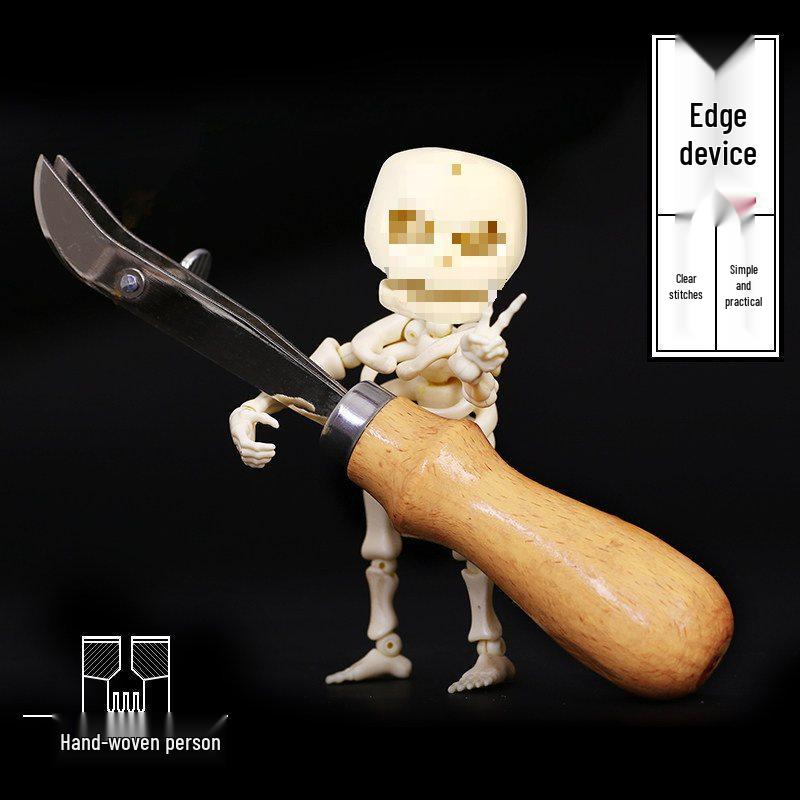 Adjustable Handmade Leather Edge Creaser & Groove Marker Tool