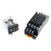 12V 10Amp Intermediate Relays with 8 Pin Socketed Base Coils Power Relays for Industrial Control and Electronic Device