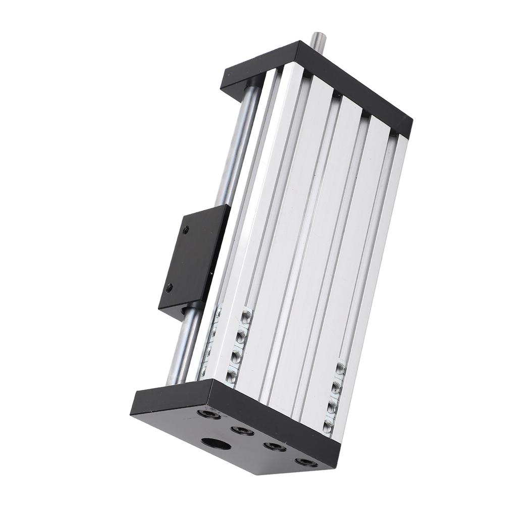 Slide Linear Stage 100mm Stroke 10mm Reserved Protection Dual Axes Manual Linear Rail Sliding Table