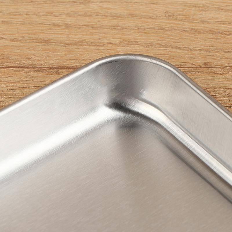 Stainless Steel Baking Pan Tray With Wire Rack Cake Baking Bbq Pan Tray Removable Cooling Rack Oven Cooking Grilling Tool