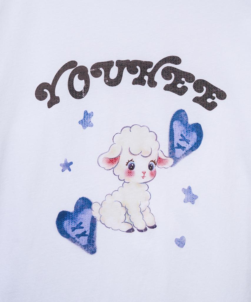 YOUHEE Babo Baby Graphic T-Shirt_White