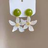 Holiday Wind Silver Needle Resin Starfish Pendant Earrings Summer Mori Small Fresh Stud Earrings Niche High-end Earrings Women
