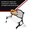Motorcycle Headlight Headlamp Guard Protective Grill Cover with 1 Lamp Slice Replacement for BMW