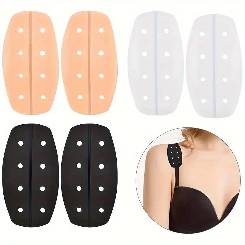 6pcs Silicone Shoulder Pads, Soft Non-Slip Bra Strap Cushions for Women's Lingerie