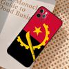 Angola Flag Case For iPhone 16 13 11 12 14 15 Pro Max Mini XR X XS MAX Plus Cover Cases