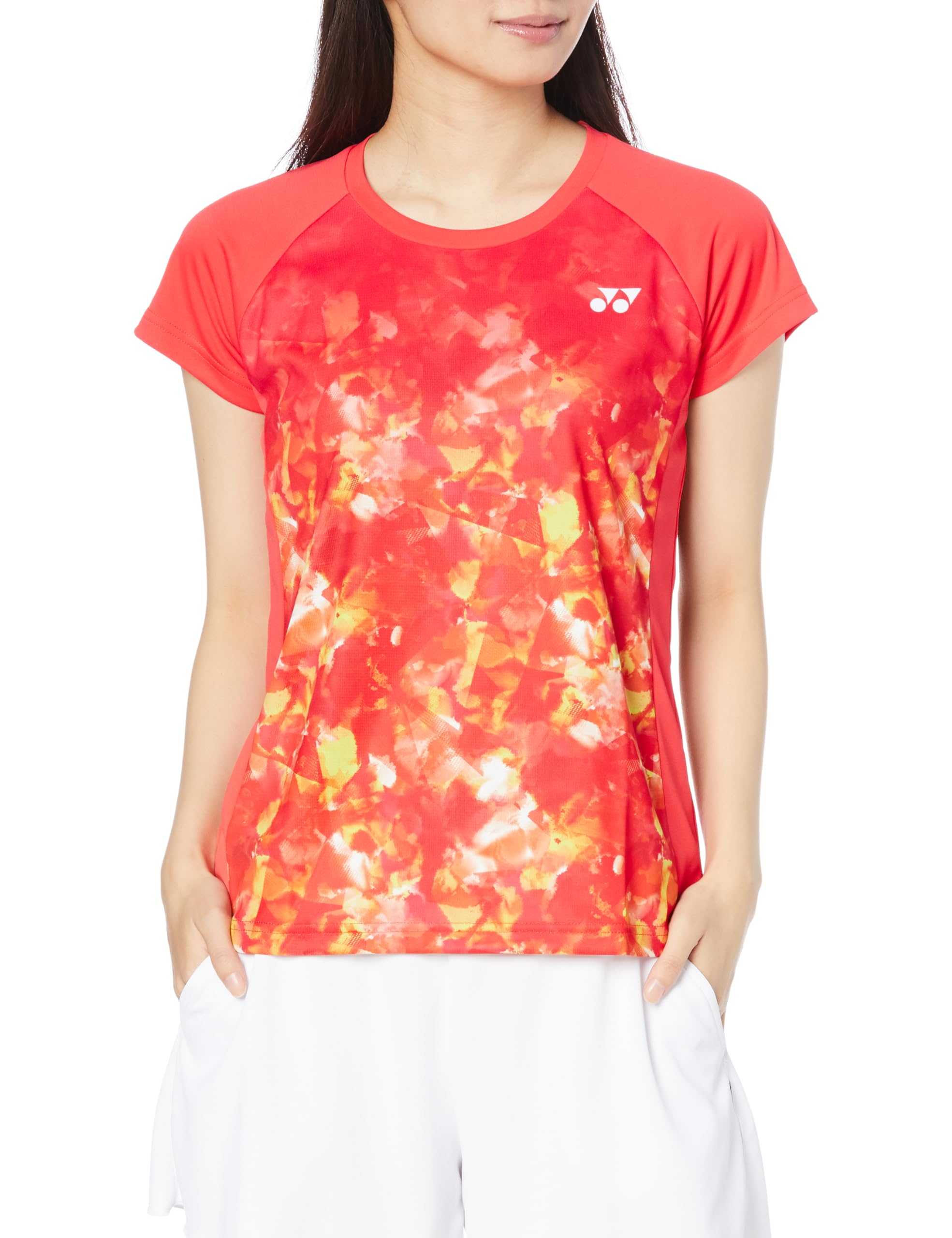 

Short Sleeve Shirt Dry Clear Red S [YONEX] Women s T-Shirt (459)