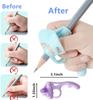1Pcs Kids Silicone Pen Grip - Ergonomic Pencil Holder Posture Corrector for Children, Writing Aid Tool Set