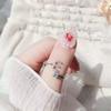 Adjustable Alphabet Rings: Trendy Japanese & Korean Student Accessories