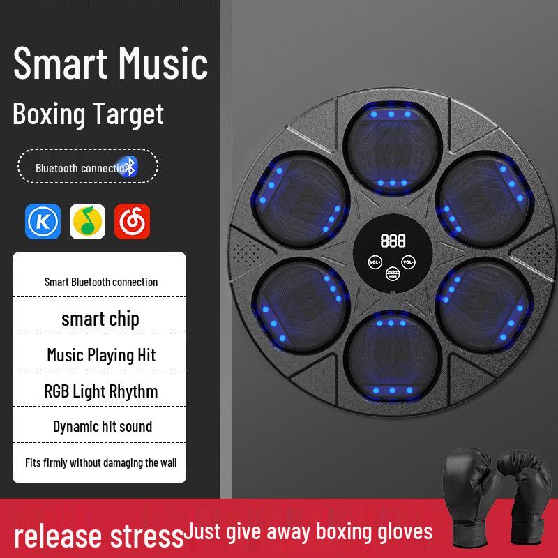 Bluetooth Smart Music Boxing Wall Target for Home Training