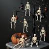 Unique Halloween Skeleton Figurine Set Halloween Skeleton Sculpture Ornament For Haunted House And Party Decoration