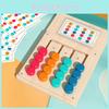 Wooden Brain Teaser Cards With Fourcolor Puzzle For Early Education And Cognitive Development