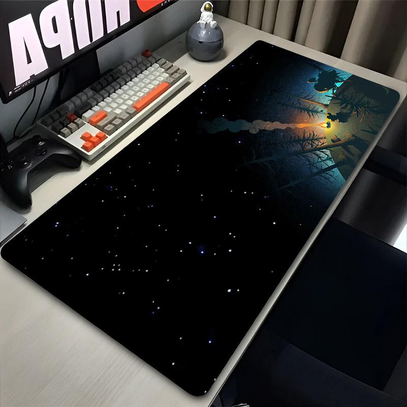Large Mouse Pad Outer Wilds Laptop Gamer Desk Mat Rubber Extended Keyboard Rug Gaming Accessories Pc Mousepad Oversize Table Pad