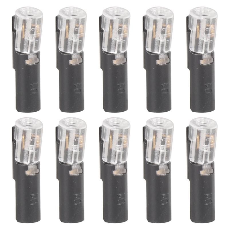 Pluggable LED Wire Connector Single Wire Plug-in Connector with Locking Buckle 1 Ways Wire Connector Easy to Use