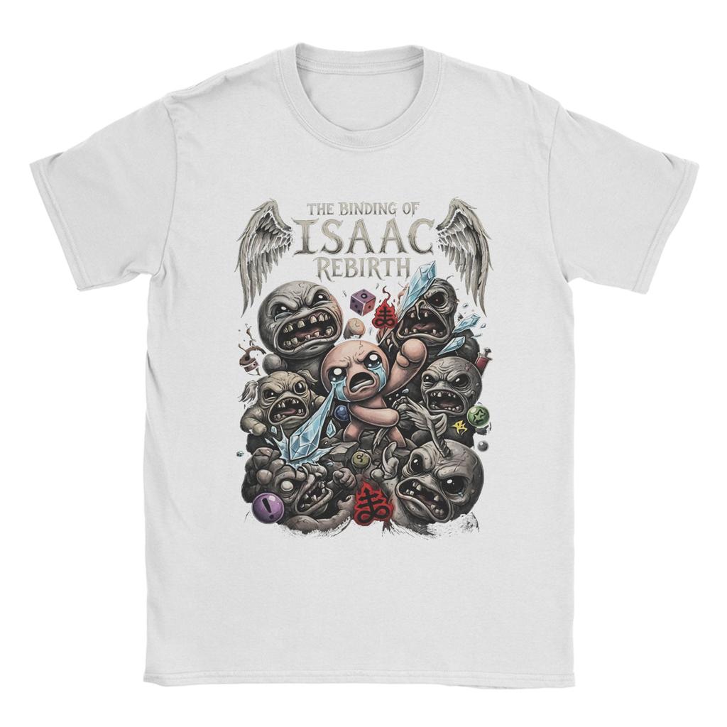 The Binding of Isaac Pixel Cotton T Shirt For Unisex Summer Vintage T Shirts Crewneck Hippie Tees Big Size Hot Sale Clothing