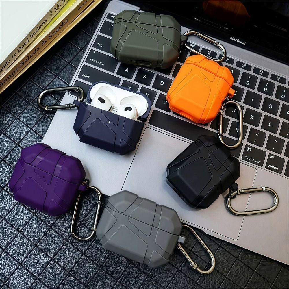 Shockproof Headphone Protection Box Anti-Fall TPU Earbuds Cover  For Airpods 4,Pro/Pro2