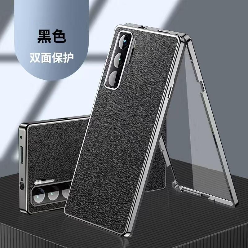 360 Full Case For Red Magic 9S Pro Case Tempered Glass Leather Cover For Nubia RedMagic 9s Pro Plus Double Sided Protect Bumper