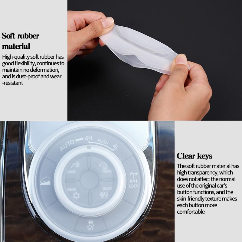 Gigi Mobil Panel Piala Bingkai Dekorasi For Nissan Patrol Y62 2016 2017 2018 2019 Central Control Knob Dust Accessories
