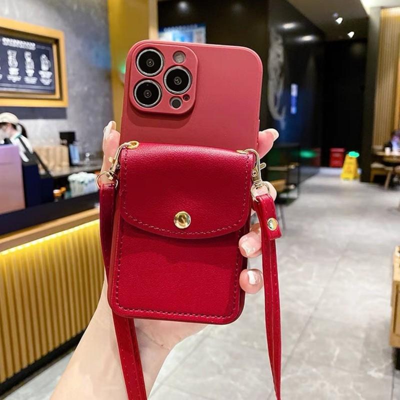 

Wallet Case for iPhone 17 Pro Max 14 15 Plus 13 12 11 16 Pro Air 16E Business Crossbody Strap Lanyard Leather Card Holder Cover for iPhone 17