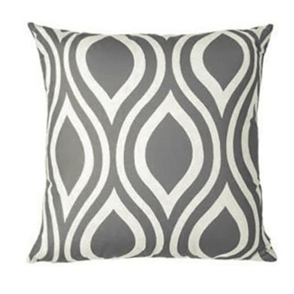 Gray Geometric Patterned Pillowcases, Modern and Stylish DecorLiving Room Sofa Cushion Cover,  Bedroom Room Decoration