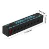 Guitar Effect Pedal Power Supply 8 Isolated DC Output Lower Noise Pedal Power Supply Short Circuit Overcurrent Protection