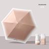 New Macaron Color Five-Fold Ultra-Light Sun Protection Compact Mini Umbrella with Buckle Handle
