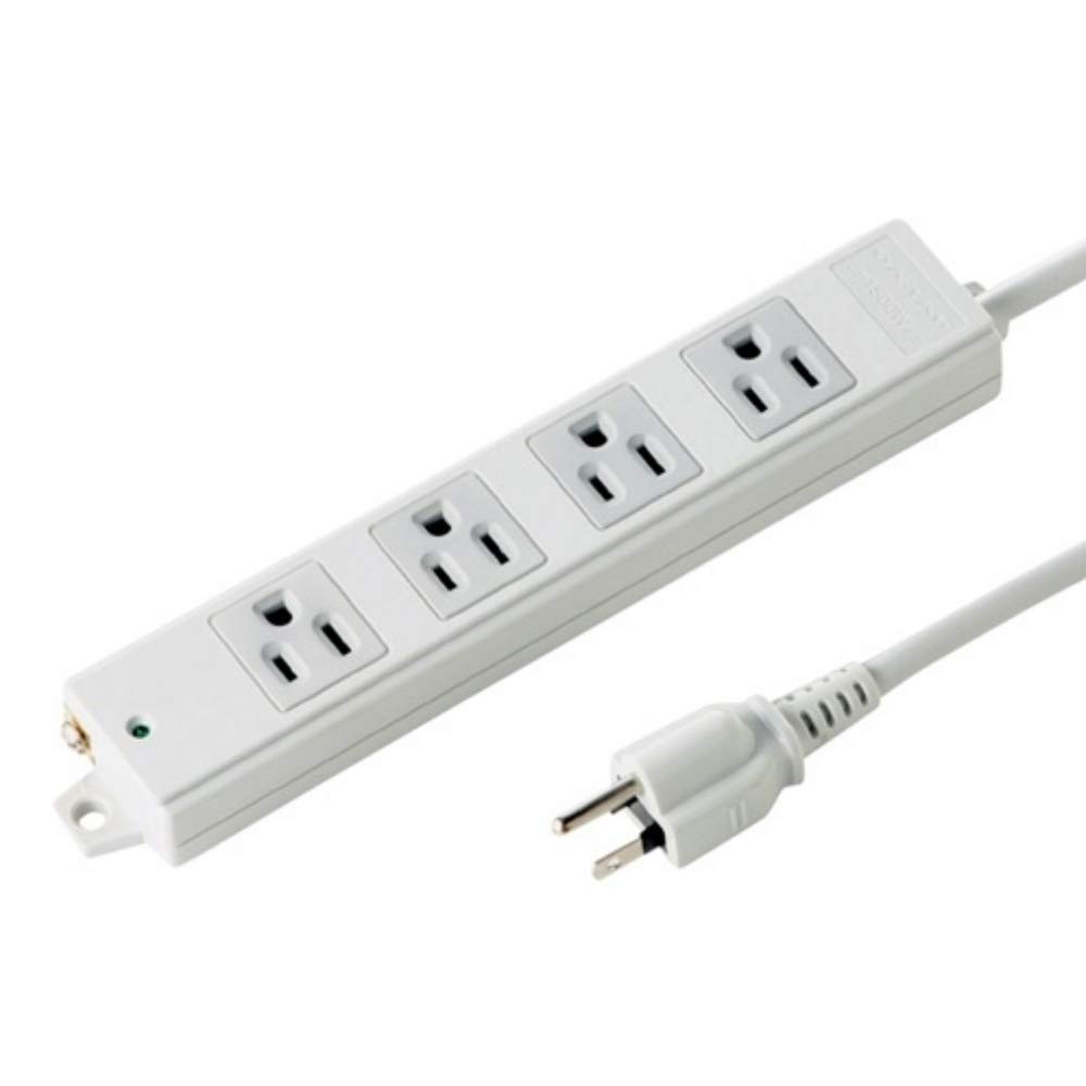 

Sanwa Supply Construction Tap, 3-Pin Normal Magnet, 4 Outlets, 1m, TAP-K4N-1